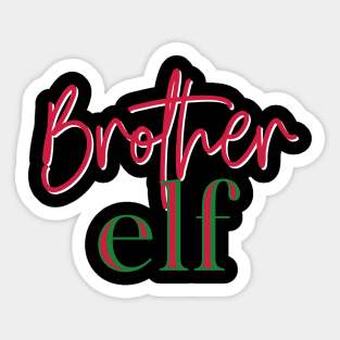 Brother Elf Sticker